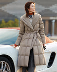 EP YAYING Long Straight Goose Down Coat EGKIAY209AC