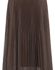 YAYING Pleated Tulle Midi Skirt EPKAA3401AK