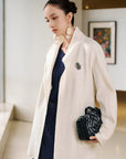 EP YAYING Blue Label Oversized Wool Coat EGLAW8207A