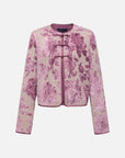 EP YAYING Velvet Peony Jacket