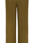EP YAYING Brown Pleated Trousers