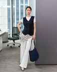 EP YAYING High-Waist Linen Wide-Leg Pants EGKEH6419AW