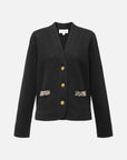 EP YAYING Pure Wool Knitted Cardigan