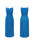 EP YAYING Pleated Waist Camisole Dress