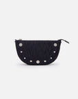 EP YAYING Pleated Acetate Tote Bag with Detachable Pouch
