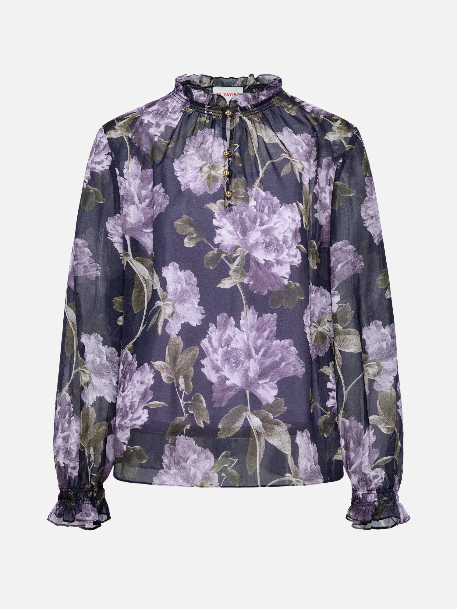 EP YAYING Printed Silk Shirt EGKIS2312AP