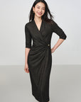 EP YAYING Wool Jacquard Dress EGKAW4621AH