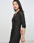 EP YAYING Wool Jacquard Dress EGKAW4621AH