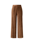 YAYING Velvet Pleated Straight Pants