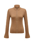EP YAYING Brown Knit Sweater