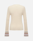 EP YAYING Yak Wool Cashmere Knitted Sweater