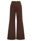 EP YAYING Brown Straight Leg Pants