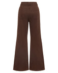 EP YAYING Brown Straight Leg Pants