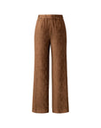 YAYING Velvet Pleated Straight Pants