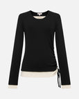 EP YAYING Slim-Fit Knit Base Layer Top EGKAS5516AH