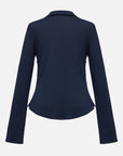 EP YAYING Textured Pleated Shirt EGKAA2106AZ