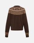 EP YAYING Jacquard Knitted Sweater