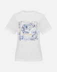 EP YAYING Crew Neck Regular Shoulder Printed T-Shirt EGKEC5309AW