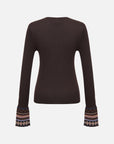 EP YAYING Yak Wool Cashmere Knitted Sweater