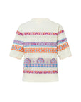 EP YAYING Striped Jacquard Knit T-Shirt EGKEH9507AM