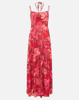EP YAYING Printed Casual Red Camisole Dress