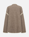 EP YAYING Knitted Wool Coat