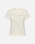EP YAYING Beige Basic T-Shirt