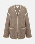 EP YAYING Knitted Wool Coat