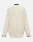 EP YAYING Yak Wool Jacquard Knitted Sweater