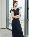 EP YAYING Pleated Slimming Dress EGKAA4509AZ