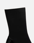 EP YAYING Round Toe Knitted Stretch Sock Boots