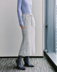 EP YAYING Cashmere Skirt Straight-Leg