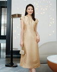 YAYING Knotted Waist-Cinched Dress