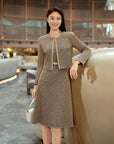YAYING Two-Piece Waist-Cinching Dress