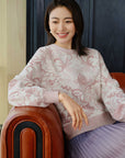 YAYING Silk and Wool Knit Sweater