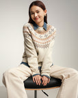 EP YAYING Yak Wool Knitted Sweater