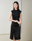 EP YAYING Silk Dress