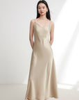 EP YAYING Acetic Acid Suspenders Dress