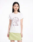 EP YAYING printed short-sleeve T-shirt