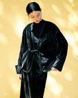 EP YAYING Velvet Pleated Jacket EGJAA1269AH