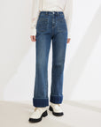EP YAYING Long-staple Cotton Slim Jeans
