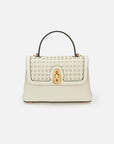 EP YAYING Woven Leather Flap Bag
