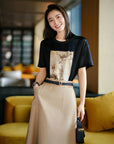 YAYING Acetic Acid Printed T-Shirt