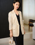 EP YAYING Silk Blazer