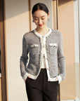 EP YAYING Elegant knitted sweater