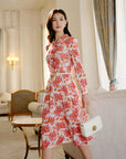 YAYING Silk Printed Dress