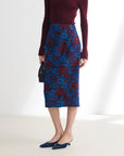 EP YAYING High-Waisted Slit Skirt