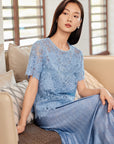 YAYING Water-soluble Lace Short-sleeve Top