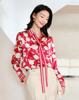 YAYING Silk Printed Shirt