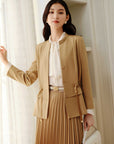 YAYING Mulberry Silk Sophisticated Jacket